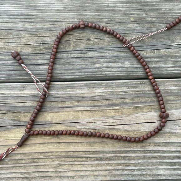 Lot of 2 Tasbeeh Genuine Wood Handmade Beads Islamic Religious Beads Tasbeh - Picture 13 of 16